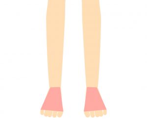 足の甲のみ（男・女）