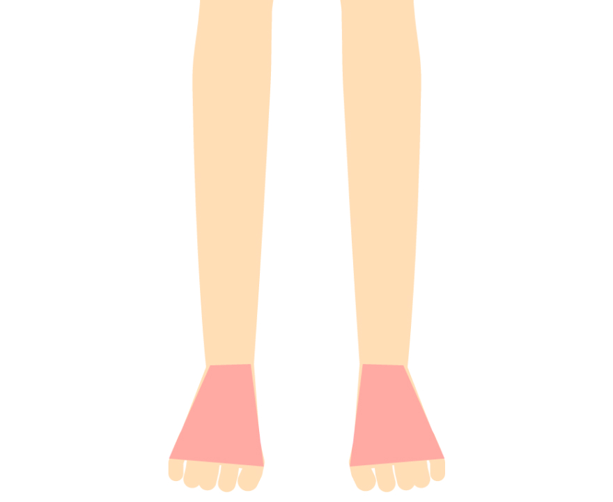 足の甲のみ(男・女)
