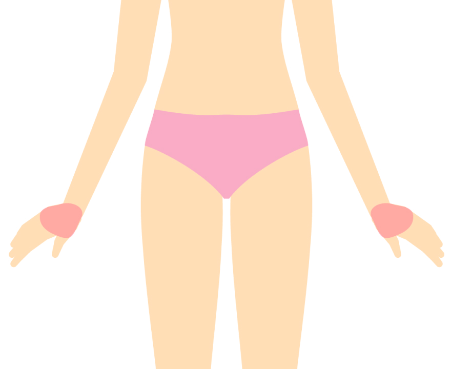 手の甲のみ(男・女)